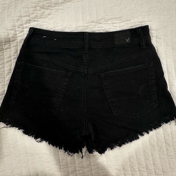 American Eagle Black Booty Shorts (high waisted) - Picture 2 of 6